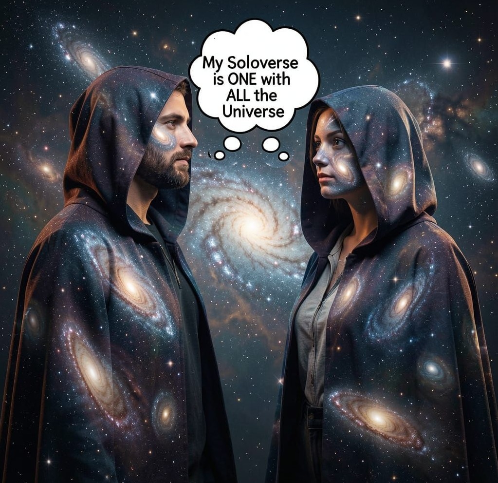 Soloverse and the Universe are One but at different scopes of size